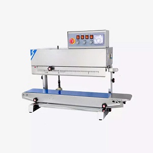 Máy hàn miệng túi đứng in date Hualian FRM-980II